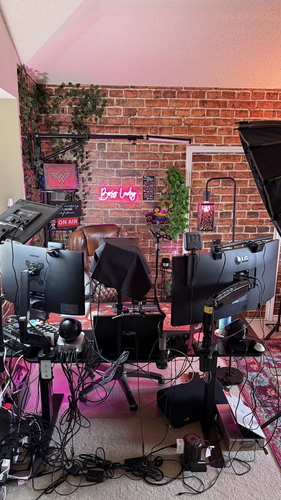 Tanya Smith podcast setup
